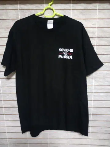 KASHIWA PALOOZA 티셔츠 블랙 구제 의류 L COVID-19