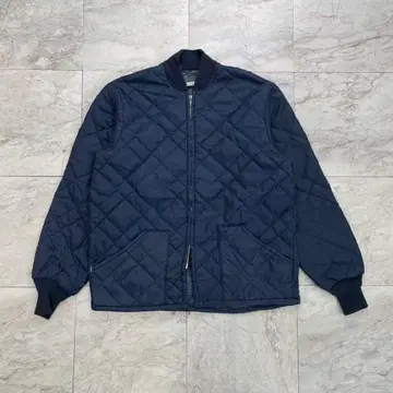 오시코시 퀼팅 자켓 USA제 충전솜 네이비 남성용 L 사이즈