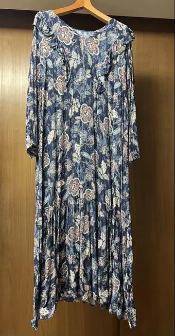 여성용 꽃무늬 레이온 원피스 사이즈 F