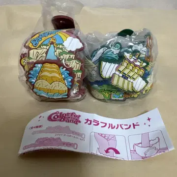 디즈니 캡슐 토이 컬러풀 밴드 2개 세트