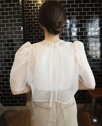 epa organdy dot ( white )