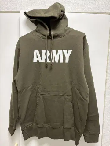United Athle 올리브 ARMY 후드티 L 사이즈