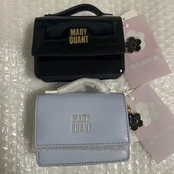 MARY QUANT 데이지 참 포함 미니 지갑 2개