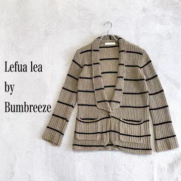 Lefua lea by Bumbreeze 보더 니트 가디건