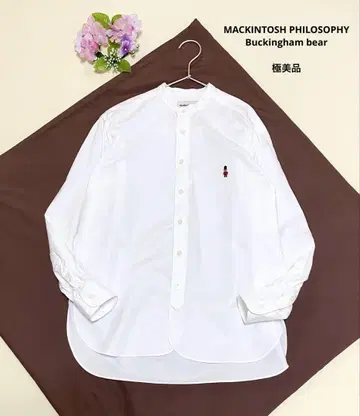 매킨토시 필로소피 버킹엄 베어 셔츠 여성용 블라우스