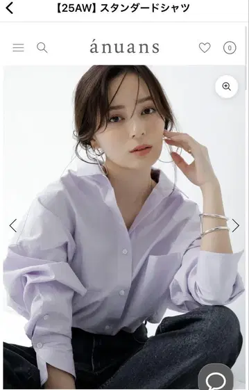 [ 25AW ] 스탠다드 셔츠 아뉴앙스
