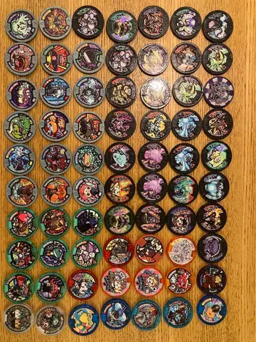 요괴워치 메달 70개 세트 엔마대왕, 각성 엔마, 대길 메달 포함