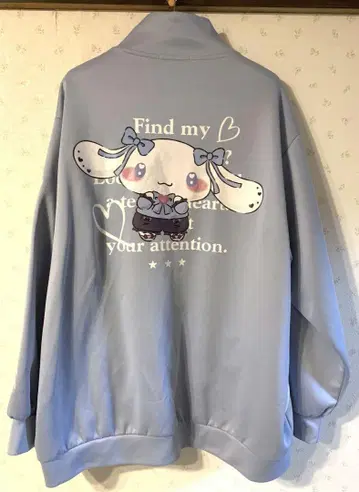 미사용 Sanrio 시나몬 러블리 프론트 지퍼 저지