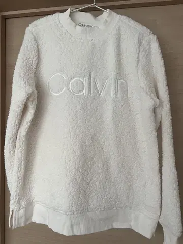 Calvin Klein 복슬복슬 트레이닝복 M 화이트