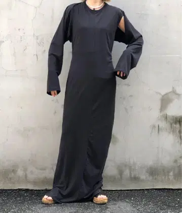 fumikauchida separate long sleeve dress