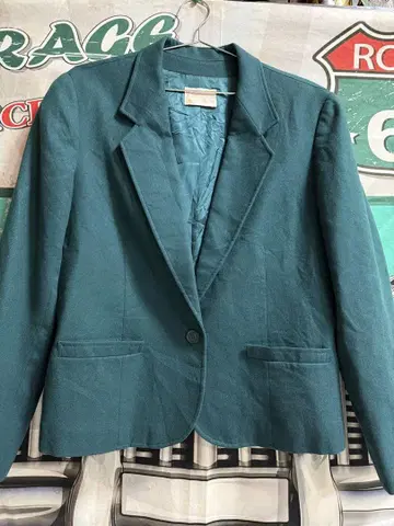Pendleton 다크 그린 테일러드 자켓