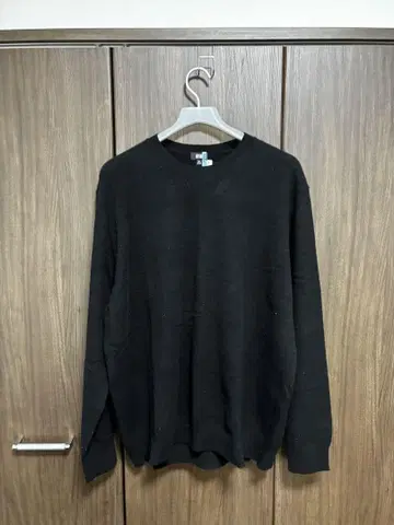 UNIQLO 4XL 블랙 캐시미어 스웨터
