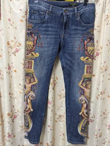 돌체앤가바나 프린트 데님 Size48