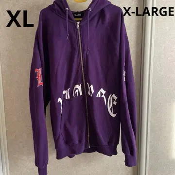 엑스라지 X-LARGE XL LL 남성용 보라색 퍼플 후드티