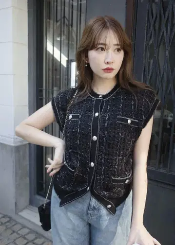 Aveline Knit Gilet black