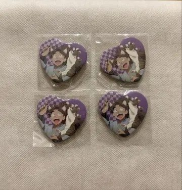 닌타마 란타로 난자타운 하트 캔뱃지 타케야 하치자에몬