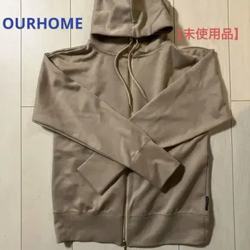 깔끔한 후드티 리치 베이지 M OURHOME 새상품급