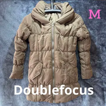 [ Doublefocus ] 여성용 롱 코트 브라운 M
