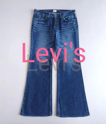 Levi's 리바이스 부츠컷 데님 로우라이즈 청바지 플레어 팬츠