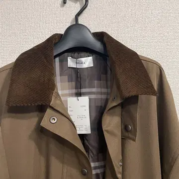 [ 새상품 미사용 ] 옷깃 코듀로이 트렌치코트풍