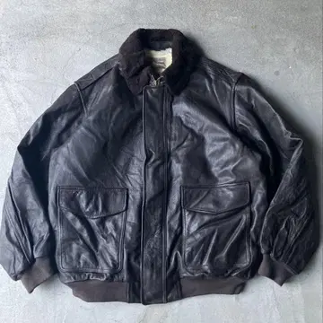 90s LLBean G-1 가죽 새상품급 플라이트 자켓 XL