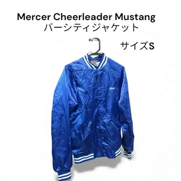 Mercer Cheerleader Mustang 바시티 자켓 S