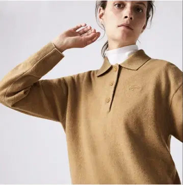 Lacoste 울 폴로 니트 스웨터