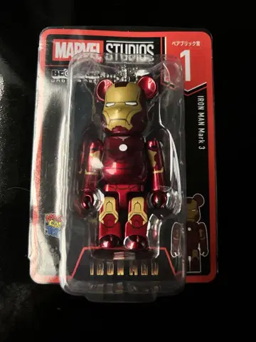 MARVEL STUDIOS 베어브릭 1 아이언맨 마크 3