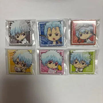 은혼 긴토키 12변화 배지 컬렉션 6개 세트 묶음 판매 캔뱃지만