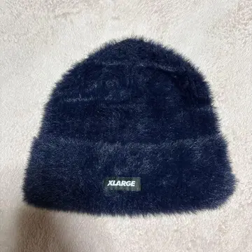 XLARGE 네이비 니트 모자 ONE SIZE