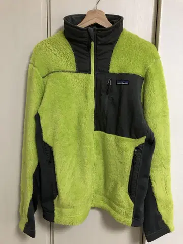 patagonia 파타고니아 플리스 자켓 네온 그린/그레이