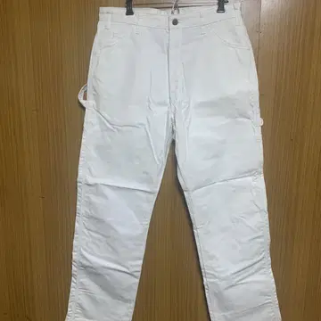 Dickies 화이트 페인터 팬츠