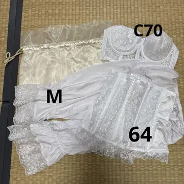 화이트 브라이덜 이너 3종 세트 수납 봉투 포함