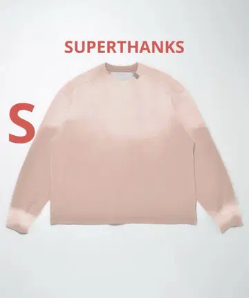 [ 미사용 새상품 ] SUPERTHANKS 슈퍼 땡스 페이드 맨투맨