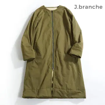 571*센소유니코 J.branche 보아 안감 노카라 블루종 코트.