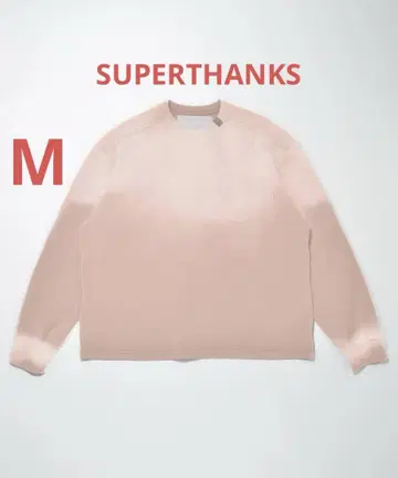 [ 미사용 새상품 ] SUPERTHANKS 슈퍼 땡스 페이드 맨투맨
