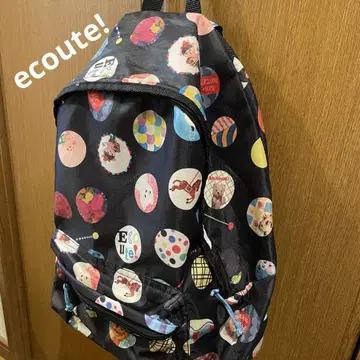 ecoute! 럭색 가방 블랙