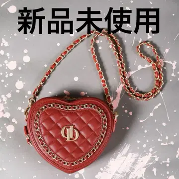 [ 미사용 새상품 ] darich 하트 모티브 미니백 RED