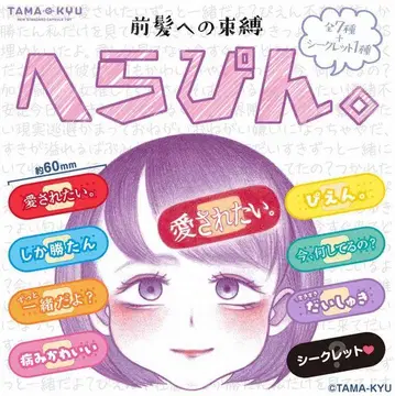 앞머리 구속 헤라핀. 총 8종 컴프 세트