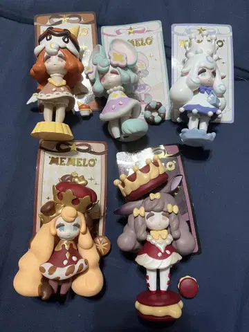 Memelo 피규어 5세트 달콤한 왕국 메멜로 데자토이 시크릿