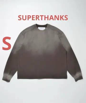 [ 미사용 새상품 ] SUPERTHANKS 슈퍼 땡스 페이드 맨투맨
