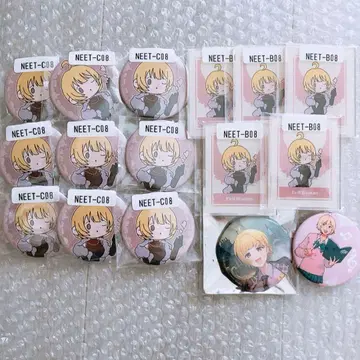 아-켄 캔뱃지 아크릴 카드 웹폰 RED