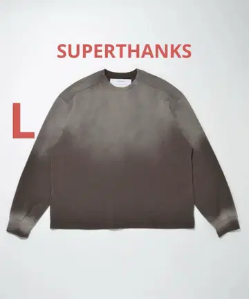 [ 미사용 새상품 ] SUPERTHANKS 슈퍼 땡스 페이드 맨투맨