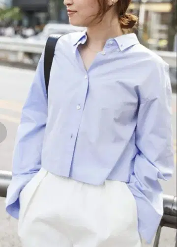 Deuxieme Classe 추가 Cropped BD 셔츠