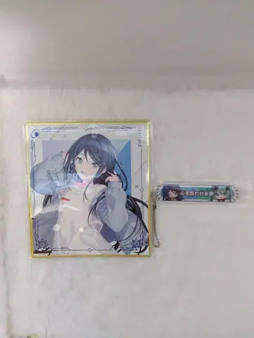 프로세카 호시노 이치카 세가 럭키 쿠지 색지 영화 특전 아크릴 칭호 키링