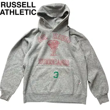 USA RUSSELL ATHLETIC 그레이 후드티 M 사이즈