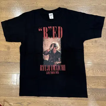 이마이치 류지 RED 사진 T셔츠 M 사이즈