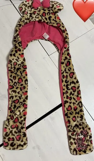 디즈니 미니 머플러 캡