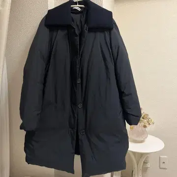 JIL SANDER 네이비 다운 코트