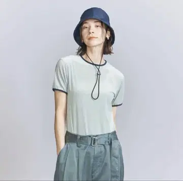 벨로아 반팔 T셔츠 B&Y UNITED ARROWS